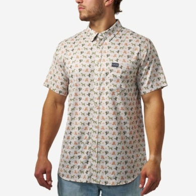 Men's Burlebo Mallard Duck Dog Performance Button Up PBU-MDD