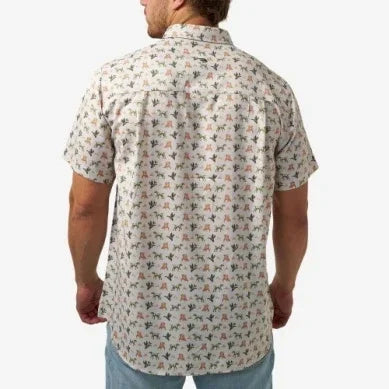 Men's Burlebo Mallard Duck Dog Performance Button Up PBU-MDD