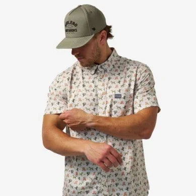 Men's Burlebo Mallard Duck Dog Performance Button Up PBU-MDD
