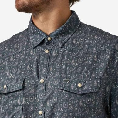 Men's Burlebo Paisley Spurs Performance Western Shirt PWS-PASPR