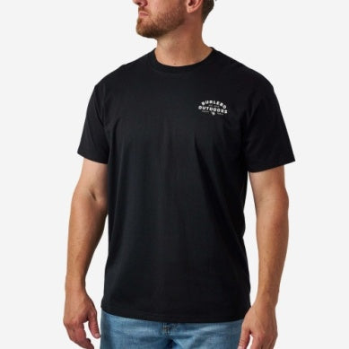 Men's Burlebo Black Burlebo Outdoors Logo Short Sleeve Tee SST-BOF26-BLK