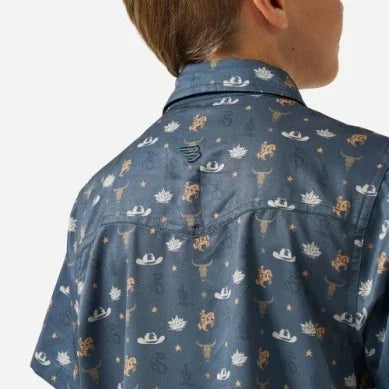 Boy's Burlebo Desert Night Performance Western Shirt Y-PWS-DESN