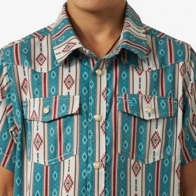 Boy's Burlebo The Abbott Performance Western Shirt Y-PWS-ABBT
