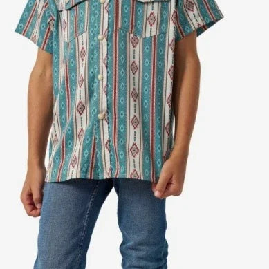 Boy's Burlebo The Abbott Performance Western Shirt Y-PWS-ABBT
