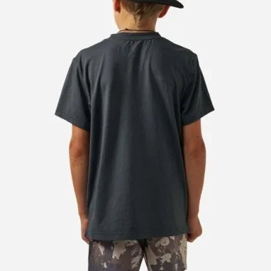 Boy's Burlebo Gun Metal Gray and Gauge Camo Go To Tee Y-GTT-FB-GGC