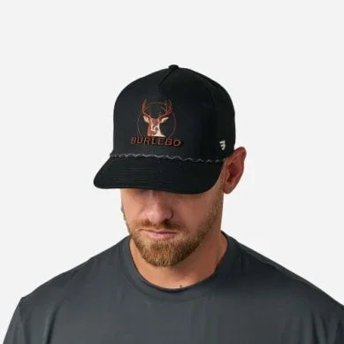 Men's Burlebo Buck Black Cap C-BUCK-BLK