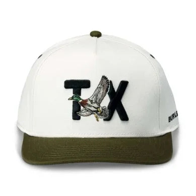 Men's Burlebo Cream/green TX Mallard Cap C-TXMAL