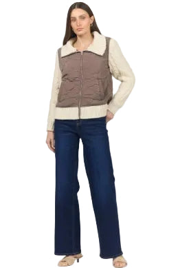 Dear John Women's Pigment Cappuccino Petra Zip Up Jacket