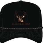 Men's Burlebo Buck Black Cap C-BUCK-BLK