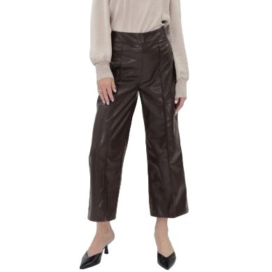 Women's Another Love Sparkle Coffee Bean Wide Leg Pants VCBM8103P1CFE