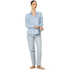Women's Dear John Adrianna Button Up Shirt DSH1423T2BSK - Crazy House Western Wear