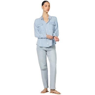 Women's Dear John Adrianna Button Up Shirt DSH1423T2BSK - Crazy House Western Wear