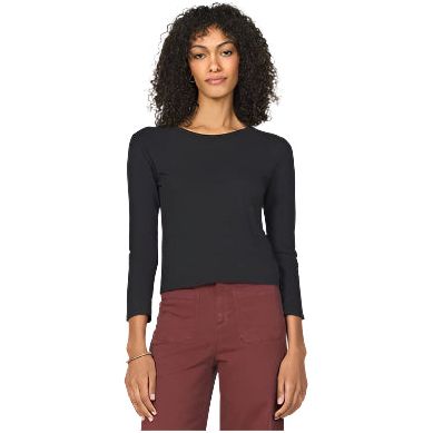 Women's Another Love Melia Black Long Sleeve Shirt VCKN1792BLK - Crazy House Western Wear