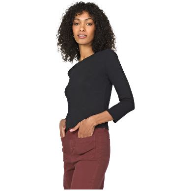 Women's Another Love Melia Black Long Sleeve Shirt VCKN1792BLK - Crazy House Western Wear
