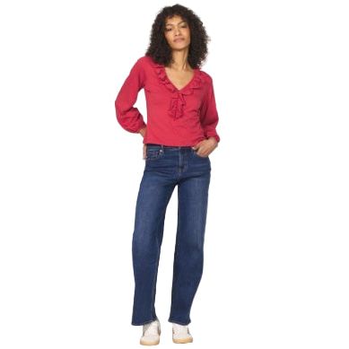 Women's Another Love "Raquelle" Red Blouse VCKN1799CND