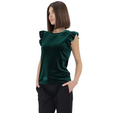 Women's Another Love Rainforest North Ruffle Sleeve Top VCKN1541V1RFT