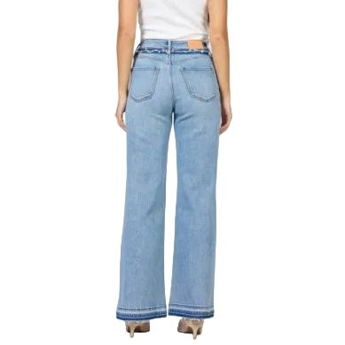 Women's Dear John Savannah Fiona High Rise Wide Leg Jeans DPM55A347SVH