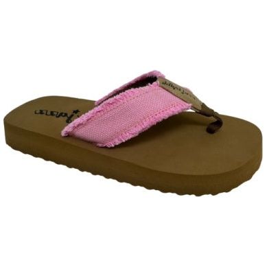 Women's Very G Pink Flip Flops VGSA0361-650 - Crazy House Western Wear