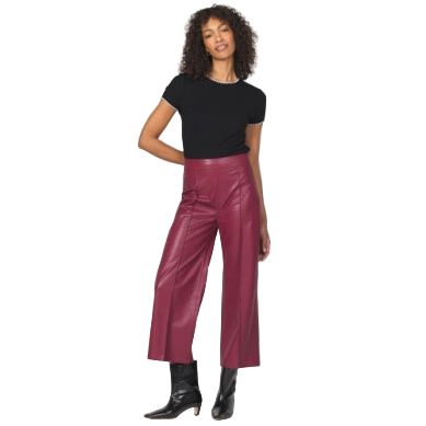Women's Another Love "Sparkle" Red Leather pants VCBM8103P1BRX
