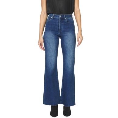 Women's Dear John Fiona Blue Denim Wide Leg Jeans DPM55A323MRH