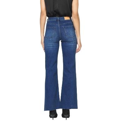 Women's Dear John Fiona Blue Denim Wide Leg Jeans DPM55A323MRH