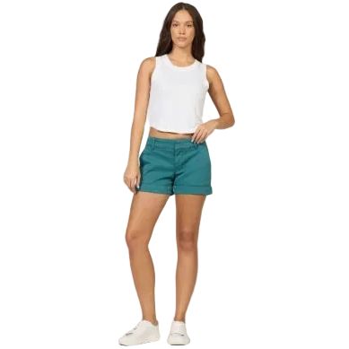 Women's Dear John Hampton Mediterranea Mid Low Rise Cuffed Shorts DSM70C189MEA