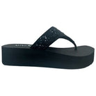 Women's Very G Napoli Black Flip Flops VGSA0364-001 - Crazy House Western Wear