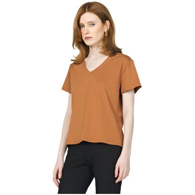 Women's Another Love Amaya Brown Sugar T-shirt VCKN1762BSG - Crazy House Western Wear