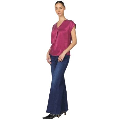 Women's Dear John "Kristen" Dahlia Mauve Blouse DSH1264O3DHL