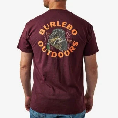 Men's Burlebo Maroon Duck Down Tee SST-DUCKD-MAR