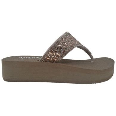 Women's Very G Brown Napoli Flip Flops VGSA0364-032 - Crazy House Western Wear