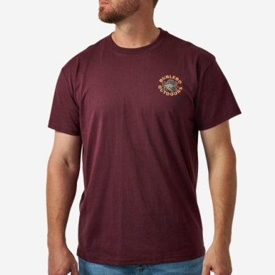 Men's Burlebo Maroon Duck Down Tee SST-DUCKD-MAR