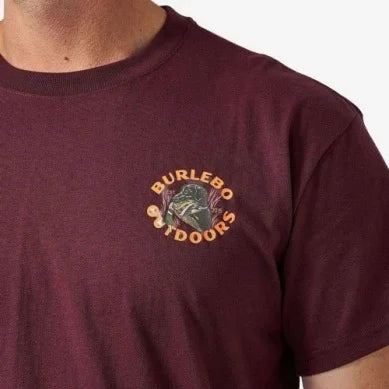 Men's Burlebo Maroon Duck Down Tee SST-DUCKD-MAR
