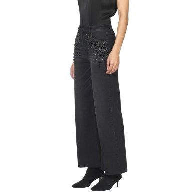 Women's Dear John Black Sparkle High Rise Fiona Jeans DPM55D343SKP