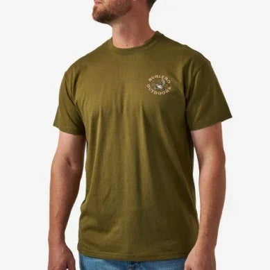 Men's Burlebo Hunter Green Wood Duck Short Sleeve Tee SST-WDK-HNTG