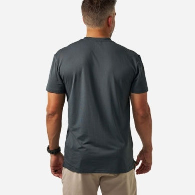 Men's Burlebo Gun Metal and Gauge Camo Flying Logo Go To Tee GTT-FB-GGC