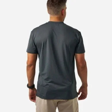 Men's Burlebo Gun Metal and Gauge Camo Flying Logo Go To Tee GTT-FB-GGC