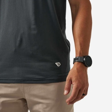 Men's Burlebo Gun Metal and Gauge Camo Flying Logo Go To Tee GTT-FB-GGC