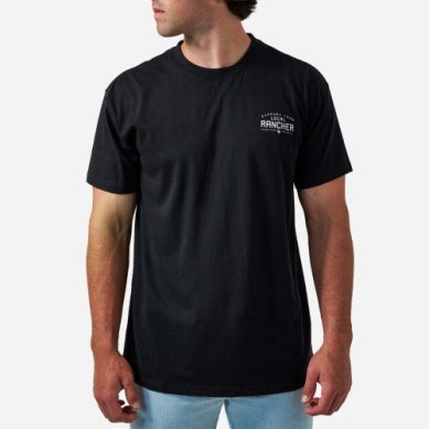 Men's Burlebo Black Local Rancher Short Sleeve Tee SST-LR-BLK