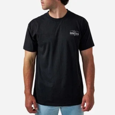 Men's Burlebo Black Local Rancher Short Sleeve Tee SST-LR-BLK