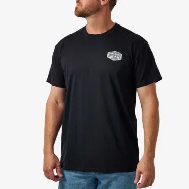 Men's Burlebo Black Iron Sharpens Iron Short Sleeve Tee SST-ISIF26-BLK