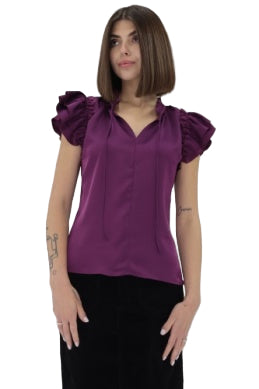 Women's another Love Royal Plum Nura Blouse VCWV5281RYP