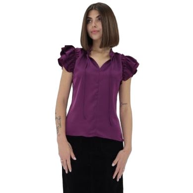 Women's another Love Royal Plum Nura Blouse VCWV5281RYP
