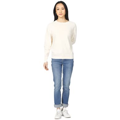 Women's Dear John "Lilja" White Long Sleeve Shirt DSW3158U9WHY - Crazy House Western Wear