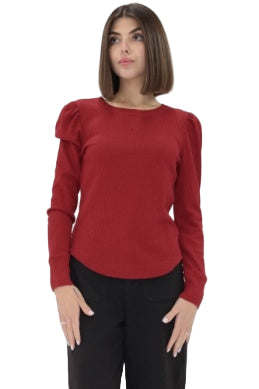 Women's Another Love Red Rose Dara Long Sleeve Top VCKN1840RRS