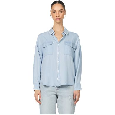 Women's Dear John Adrianna Button Up Shirt DSH1423T2BSK - Crazy House Western Wear