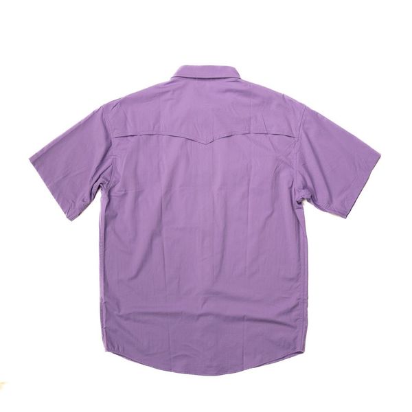 Men's Poncho Purple Pearl Snap Shirt Railhead-Prpl - Crazy House Western Wear