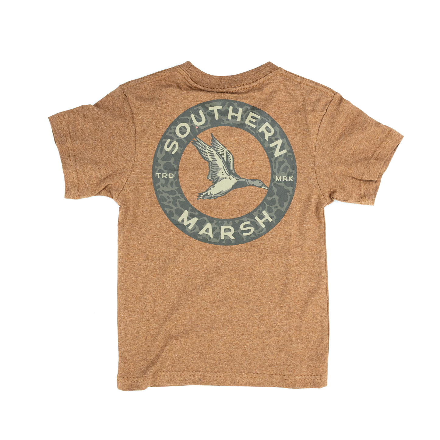 Boy's Southern Marsh Walnut Inflight Camo Tee YAIFC-WWN