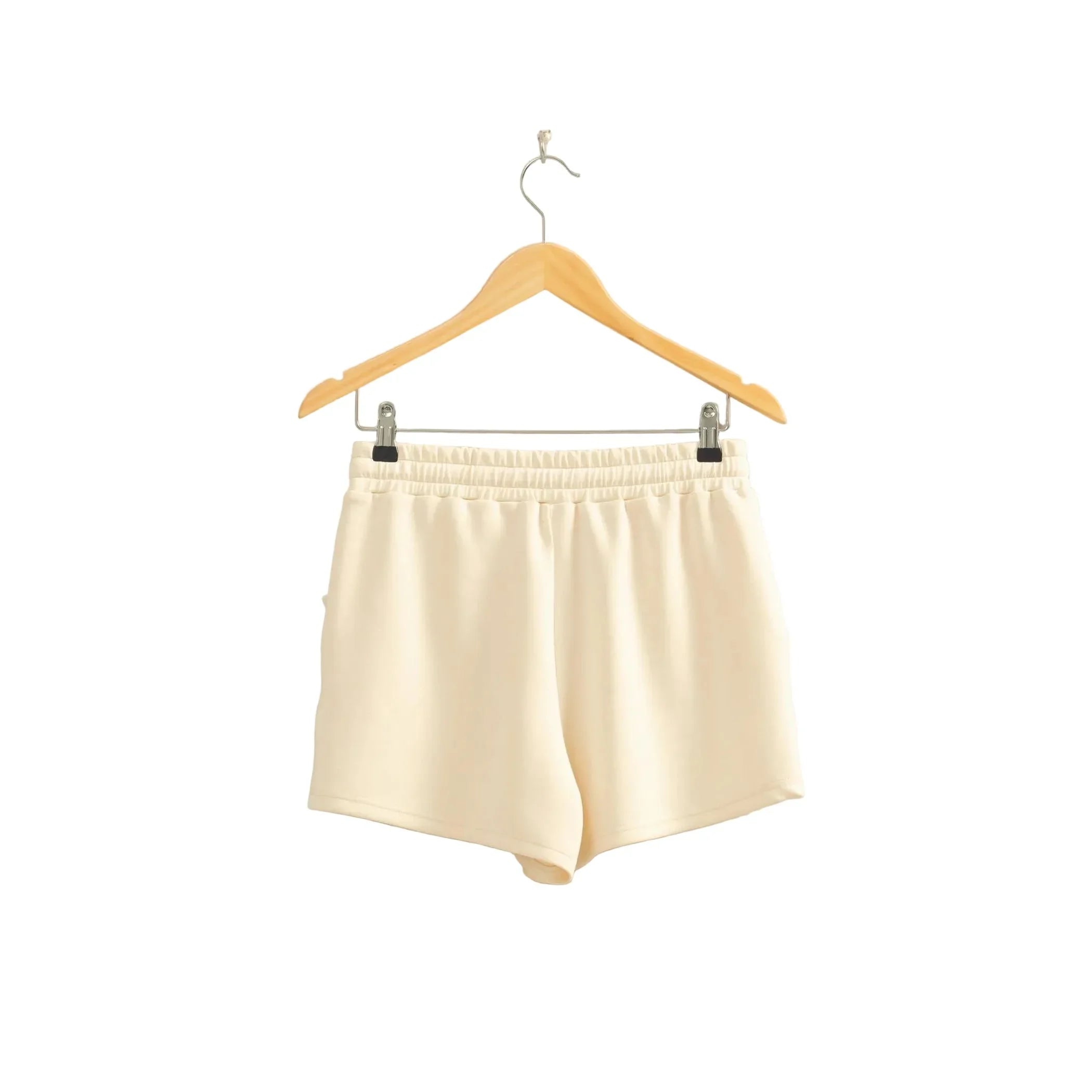 Women's Alpaca Drawstring Waist Shorts DZ26C708-AL-WB