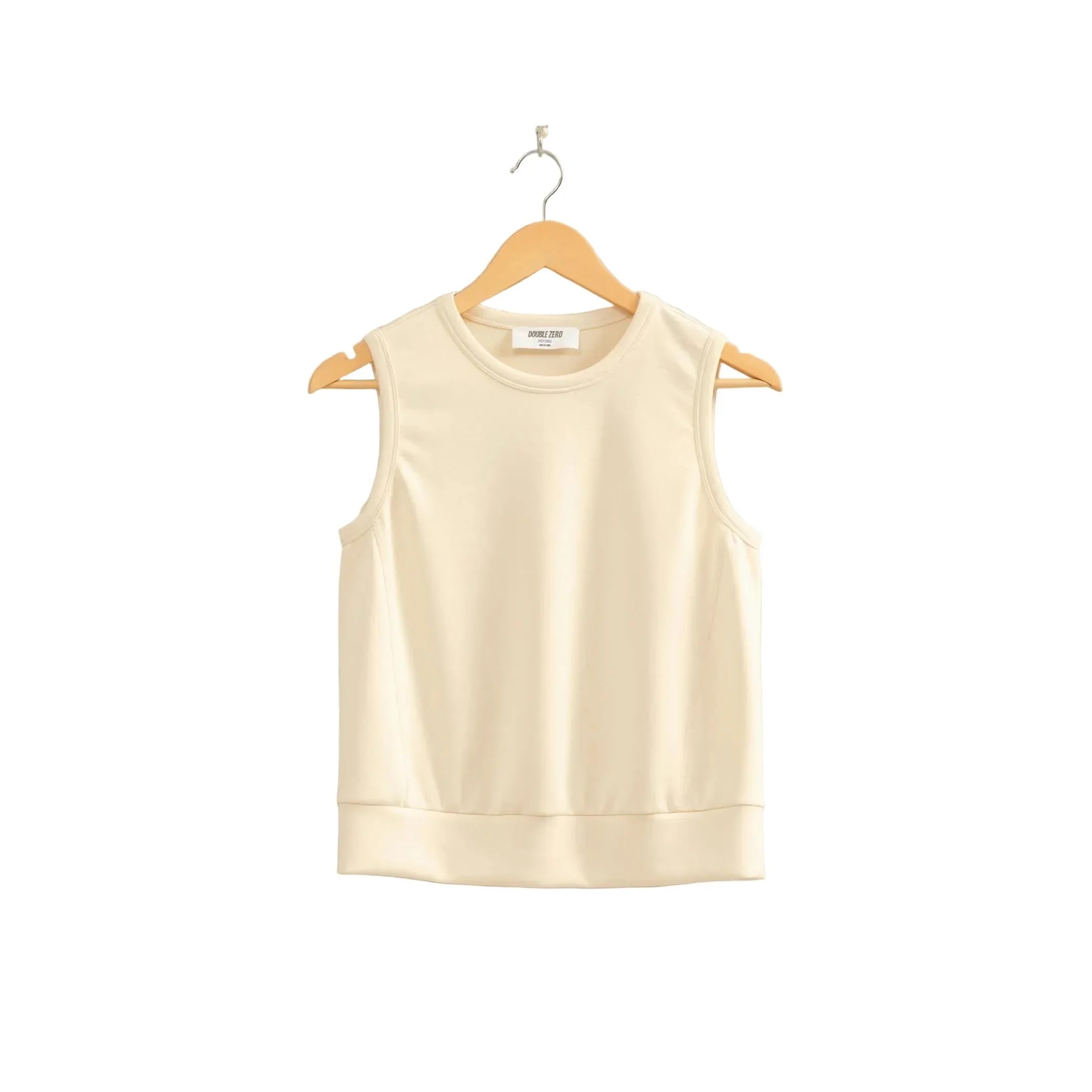 Women's Alpaca Sleeveless Crew Neck Top DZ26C709-ALP-WB